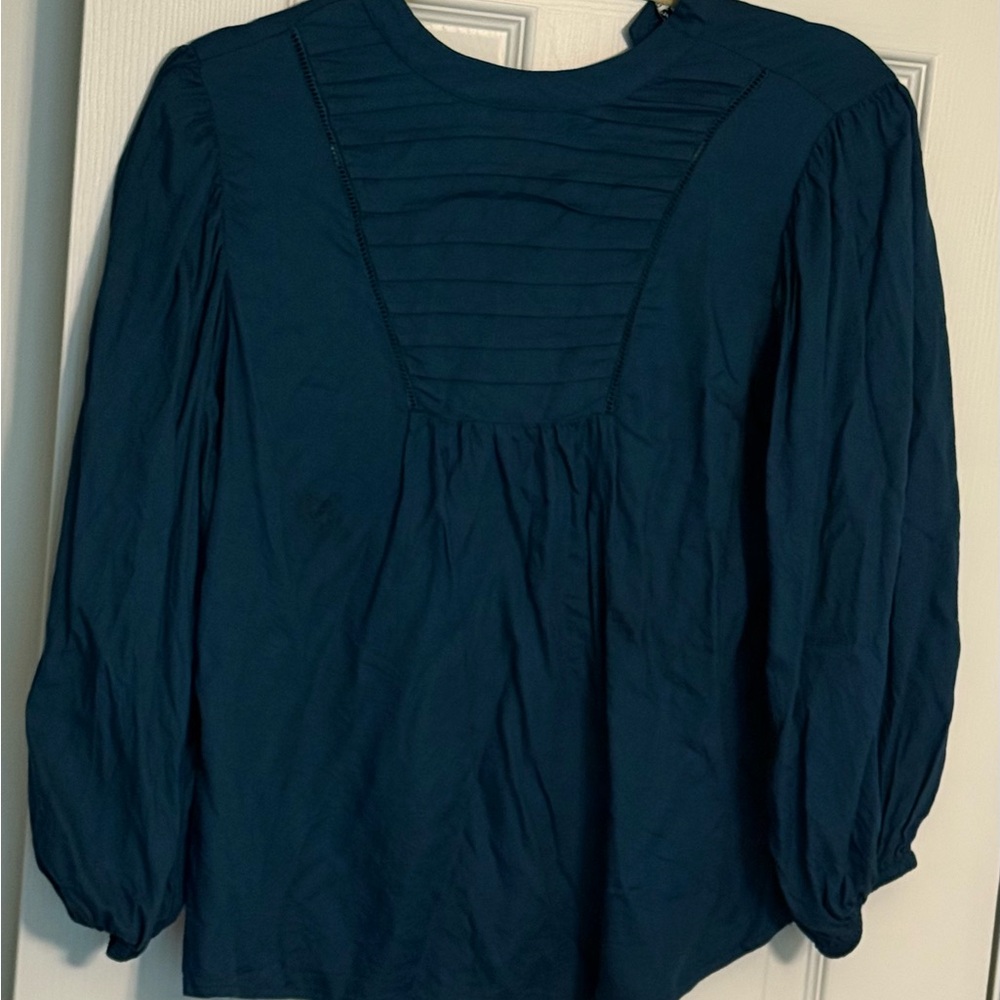 Elegant Blue Women's Top